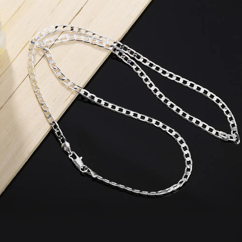 Corrente De Prata Esterlina 925 Masculino Legitima