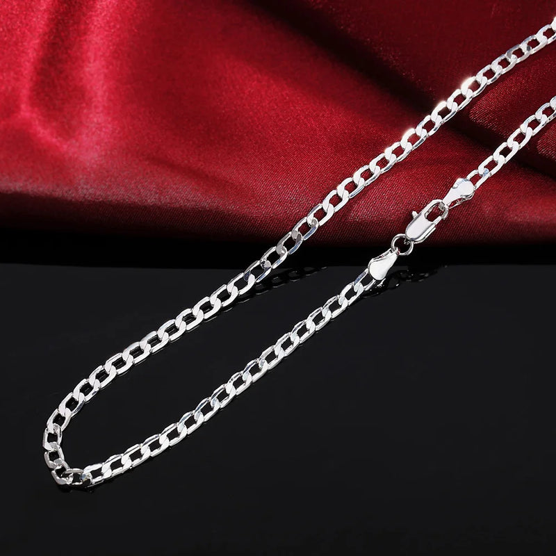 Corrente De Prata Esterlina 925 Masculino Legitima