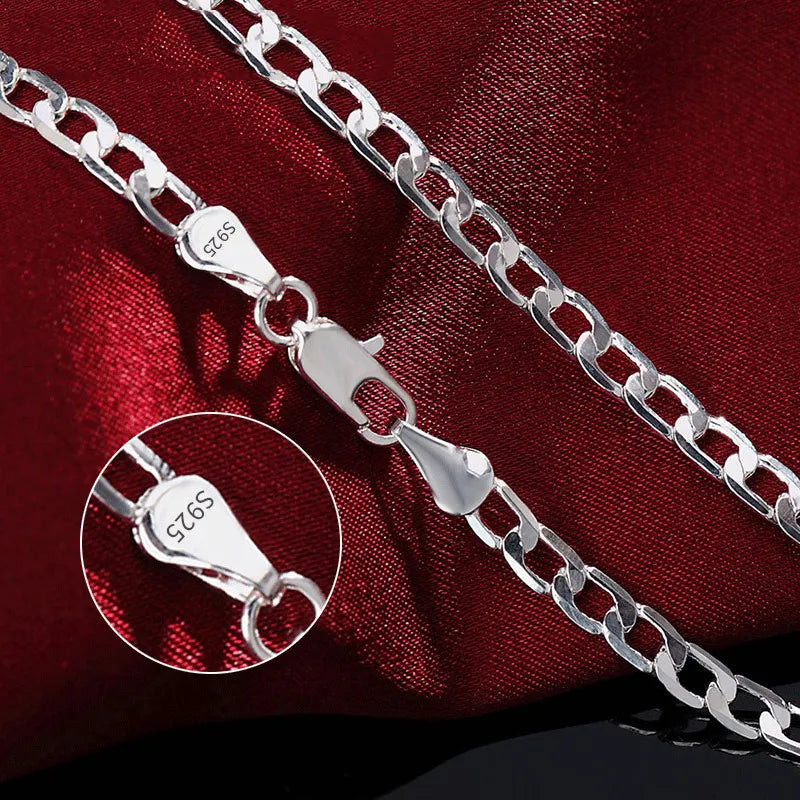 Corrente De Prata Esterlina 925 Masculino Legitima