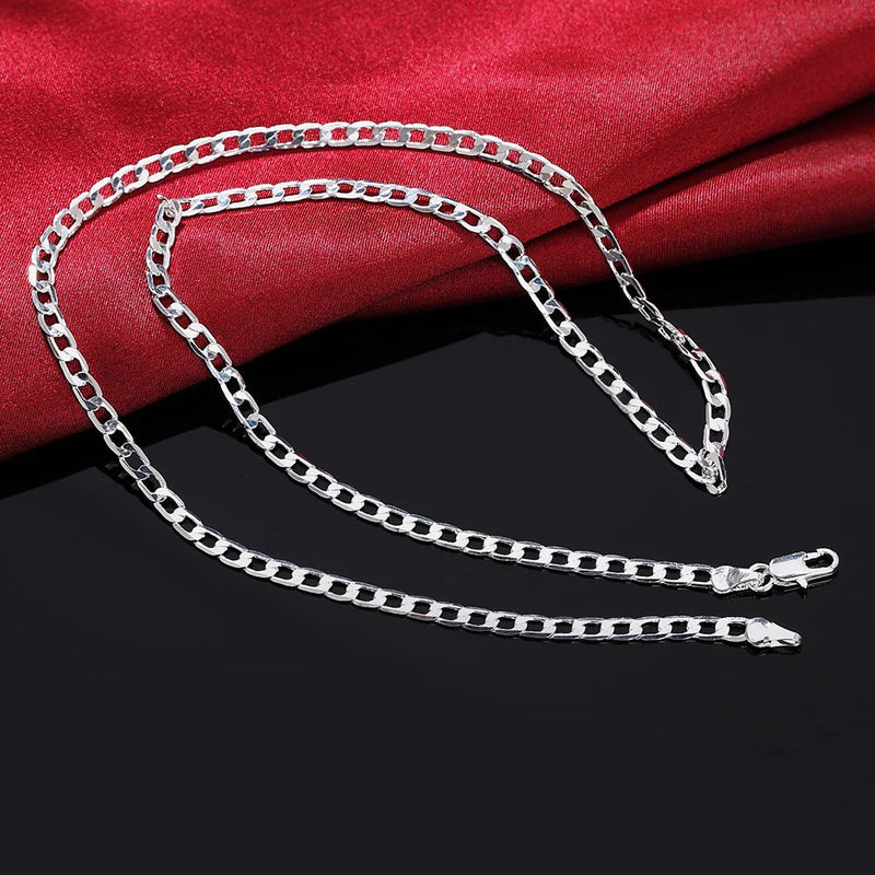 Corrente De Prata Esterlina 925 Masculino Legitima